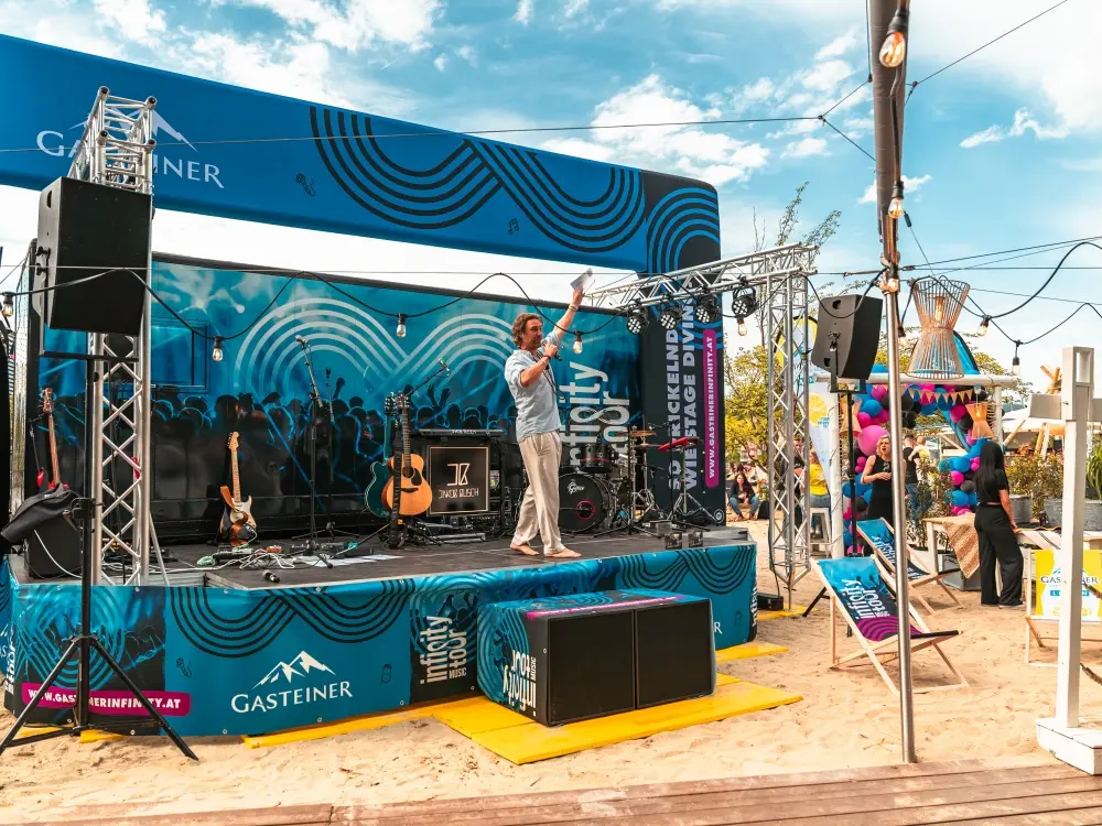 Kick Off Event Gasteiner Infinity Music Tour Sandburg