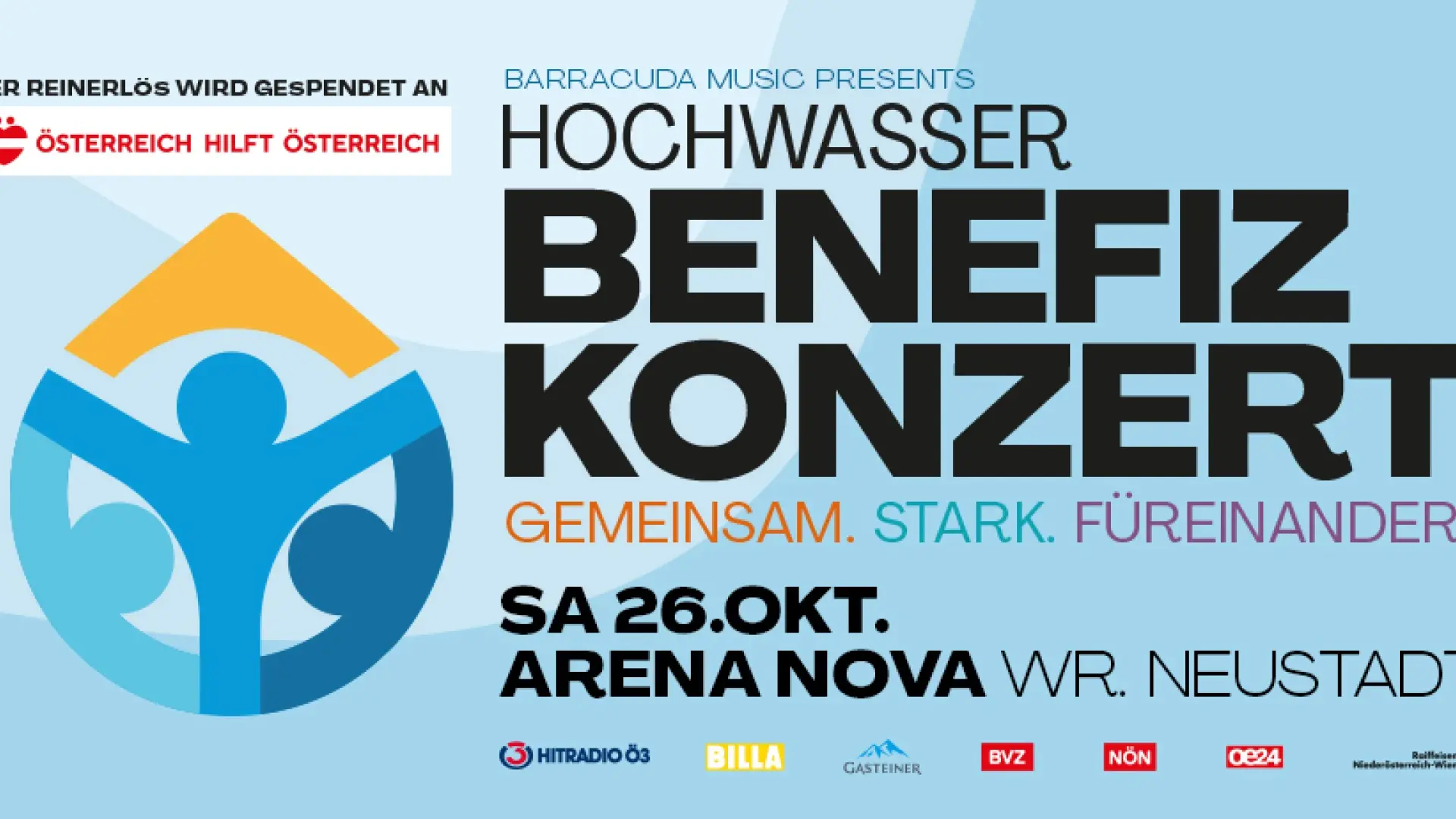 HOCHWASSER BENEFIZKONZERT und Gasteiner Infinity Music Tour