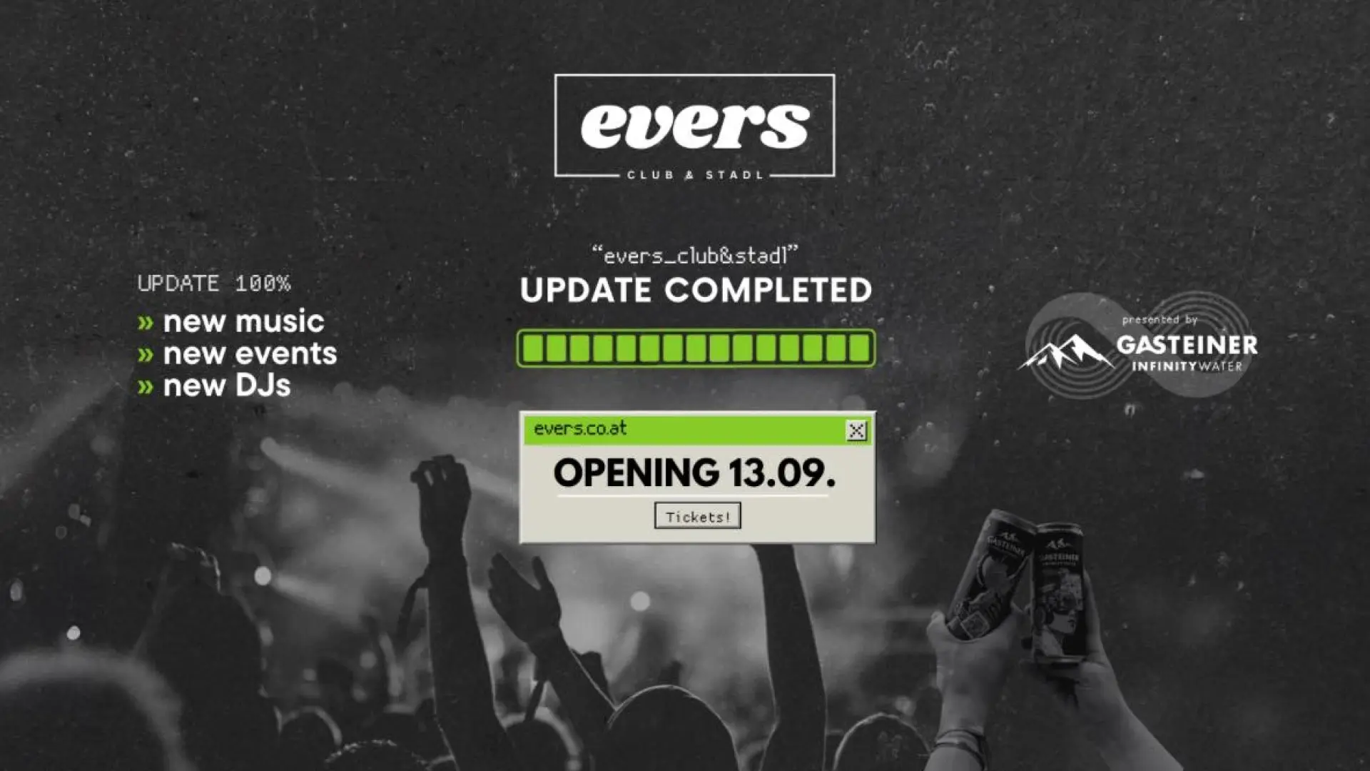 evers opening gasteiner