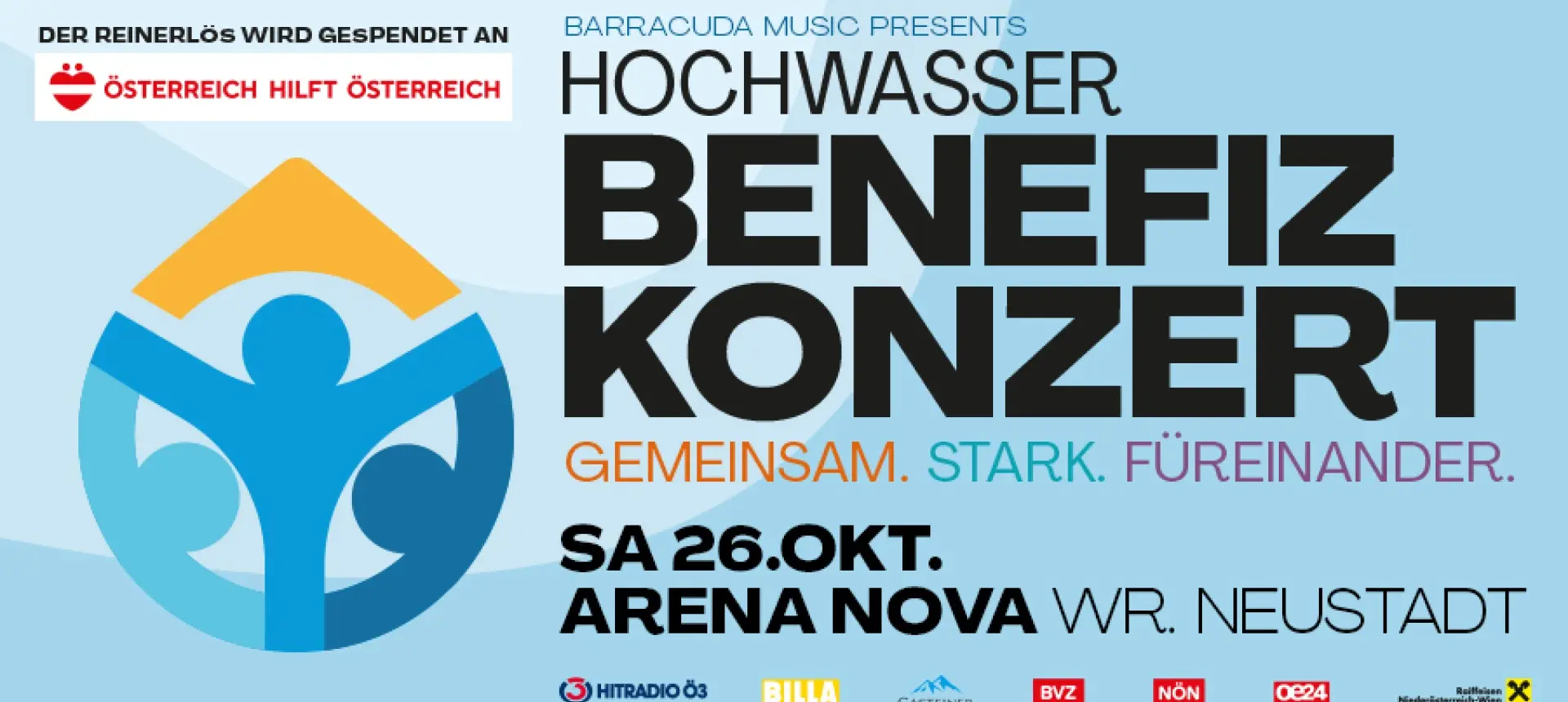 HOCHWASSER BENEFIZKONZERT und Gasteiner Infinity Music Tour