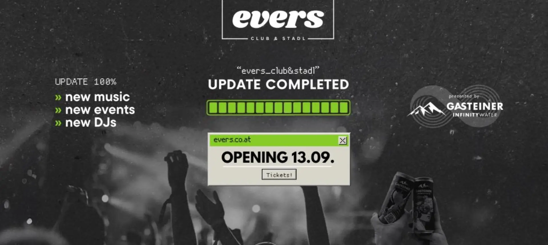 evers opening gasteiner