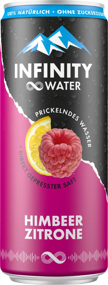 Infinity Water Himbeer Zitrone