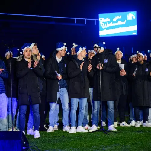 Weihnachtsfeier mit Blau Weiß Linz