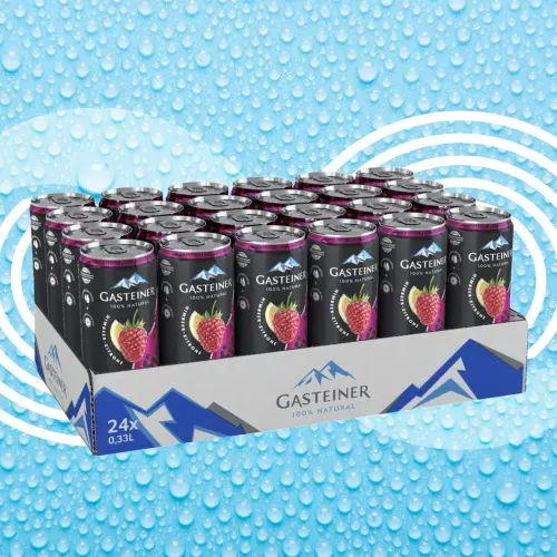 Monatsvorrat Gasteiner Himbeer-Zitrone (1 Tray)
